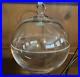Tiffany & Co Clear Crystal Ball Ornament Glass withRibbon 2017 Holiday Pristine