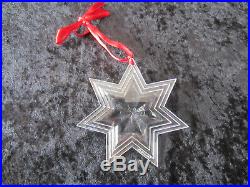 Tiffany & Co Crystal 7 Point Star Christmas Ornament