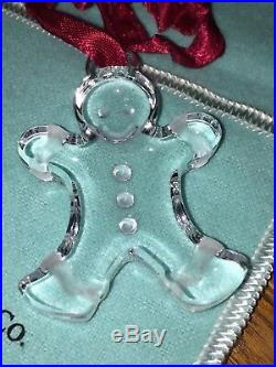 Tiffany & Co. Crystal Christmas Ornament GINGERBREAD MAN Last One