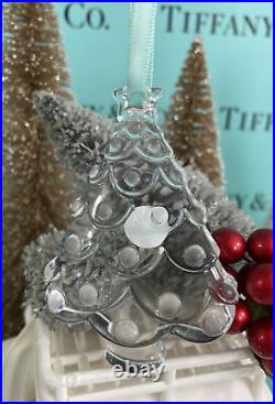 Tiffany&Co Crystal Christmas Tree Ornament Holiday Decor Germany 3.5
