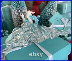 Tiffany&Co Crystal Christmas Tree Star Ornament Holiday Decor Germany 3.5