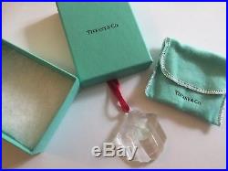 Tiffany & Co Crystal Glass Ornament Christmas Holiday Made in Slovenia w Box