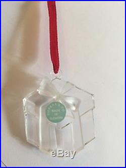 Tiffany & Co Crystal Glass Ornament Christmas Holiday Made in Slovenia w Box