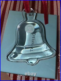 Tiffany & Co. Glass Crystal Large Bell Ornament
