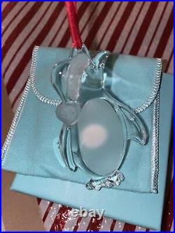 Tiffany & Co. Glass Crystal Penguin Ornament