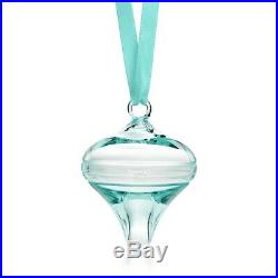 Tiffany & Co Onion Ball Tiffany Blue Crystal Glass Christmas Ornament