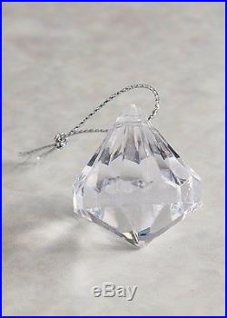 Twinkle 8 Pack Crystal Jewel Diamond Christmas Tree Decorations Clear
