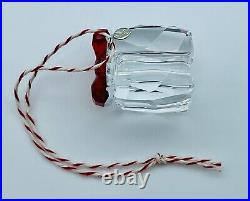 VERY RARE Swarovski Gift Ornament With RED BOW, Mint Cond, Not Original Box