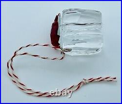 VERY RARE Swarovski Gift Ornament With RED BOW, Mint Cond, Not Original Box