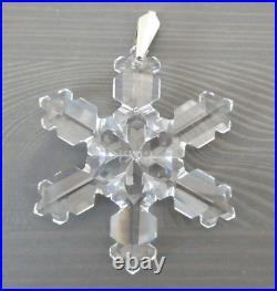 VTG 1992 Swarovski Annual Christmas Holiday Ornament Crystal Snowflake Star
