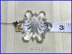 VTG The Giftware Suite Swarovski Silver Crystal Snowflake Christmas Ornament-Box