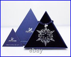 Vintage 2007 SWAROVSKI Annual Fine Crystal Snowflake Christmas Ornament with Box