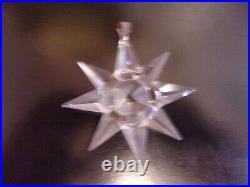 Vintage Pre-owned Swarovski 1991 Crystal Snowflake Christmas Ornament