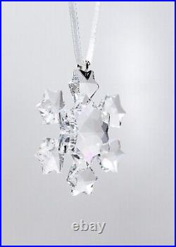 Vintage SWAROVSKI 2010 Little Snowflake Fine Crystal Christmas Ornament in Box