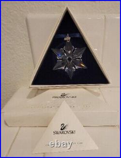 Vintage Swarovski Annual 2000 Snowflake Christmas Ornament ORIGINAL BOXES
