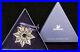 Vintage Swarovski Crystal 2003 Christmas Snowflake Ornament In Original Box