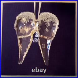 Vintage Swarovski Crystal'Angel Wings' Ornament Dusted withCrystals