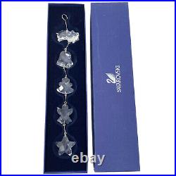 Vintage Swarovski Crystal Holiday Ornaments Linked Chain