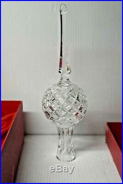 Vintage Waterford Crystal Christmas Tree Topper 10 1/2