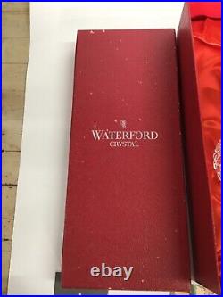 Vintage Waterford Crystal Glass Christmas Tree Top Ornament Boxed