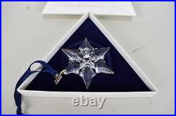 Vtg Swarovski Star Snowflake Crystal 2000 Ornament IOB