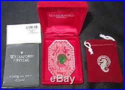 WATERFORD 1982 Crystal Partridge In A Pear Tree-12 Days Of Christmas Ornament Ex