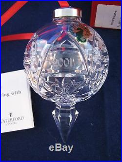 WATERFORD 2001 Annual Ball Christmas Ornament 10th Edition NEW in BOX
