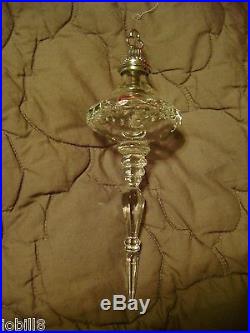 WATERFORD 2004 SNOW CRYSTALS 8 CHRISTMAS SPIRE ORNAMENTVERY RARENOT IN STORES
