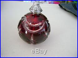 WATERFORD 2007 RED CASED BALL ORNAMENT33% LEAD CRYSTALNOT AVAILABLE IN STORES