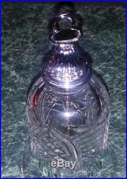 WATERFORD CRYSTAL 12 DAYS OF CHRISTMAS PARTRIDGE ORNAMENT BELL 1st Edition