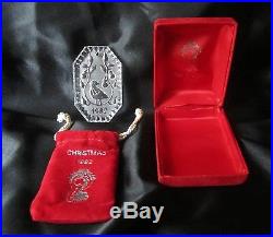 WATERFORD CRYSTAL 1982 CHRISTMAS ORNAMENT