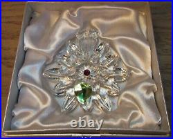 WATERFORD CRYSTAL 2011 SNOWFLAKE WISH 1st ED. 3.7 ORNAMENT, 154707, MINT IN BOX