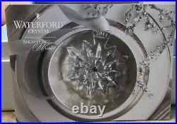 WATERFORD CRYSTAL 2011 SNOWFLAKE WISH 1st ED. 3.7 ORNAMENT, 154707, MINT IN BOX