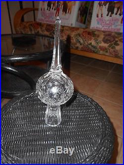 WATERFORD CRYSTAL CHRISTMAS TREE TOPPER/NO BOX