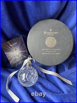 WATERFORD CRYSTAL Times Square 100th Anniversary Ornament Collection 6 NIB