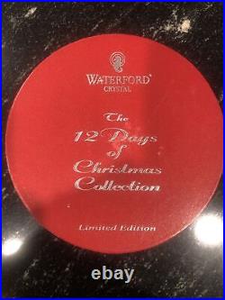 WATERFORD Crystal 12 Days Of Christmas 12 DRUMMERS DRUMMING BELL Ornament WithBOX