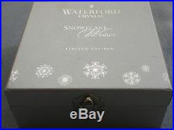 WATERFORD Crystal 2011 Snowflake Wishes Joy Christmas Ornament 1st Ed New in Box