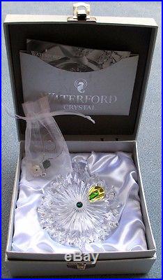 WATERFORD Crystal 2012 Snowflake Wishes COURAGE Christmas Ornament 2nd Ed NIB