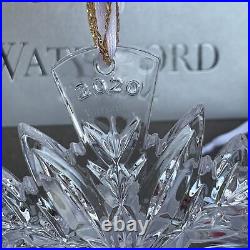 WATERFORD Crystal 2020 Snowflake Wishes Christmas Ornament 10th Edition with Box