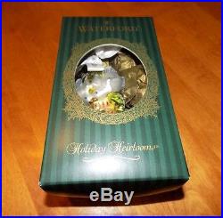 WATERFORD Crystal Holiday Heirlooms 5 GOLD RINGS Ring 12 Days Christmas Ornament