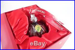 WATERFORD Red Cased Ball OrnamentCrystalCHRISTMASNEW for 2017MSRP $150
