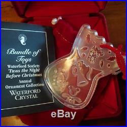 WATERFORD SOCIETY Crystal Ornament collection'twas the night before Christmas
