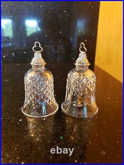 Waterford 12 days Of Christmas Bell Ornaments Lot of 2