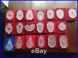 Waterford 19 Piece 12 Days of Christmas Ornaments 1978-1995