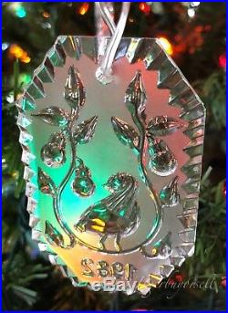 Waterford 1982 PARTRIDGE IN A PEAR TREE 12 Days of Christmas Ornament IRELAND