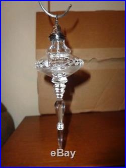 Waterford 2004 Snow Crystal Spire Christmas Ornament 8 1/4 WB