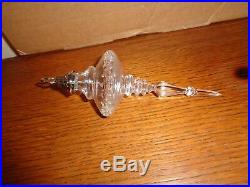 Waterford 2004 Snow Crystal Spire Christmas Ornament 8 1/4 WB