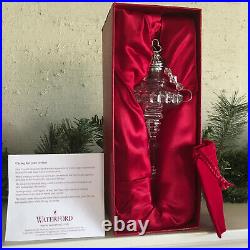 Waterford 2004 Snow Crystals Spire Christmas Tree Ornament MIB