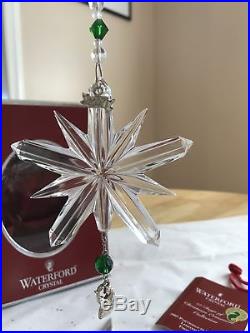 Waterford 2007 Crystal 1st Ed Partridge 12 Days Of Christmas Ornament Nib