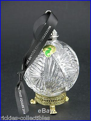 Waterford 2014 Times Square Crystal Ball Christmas Ornament New In Box